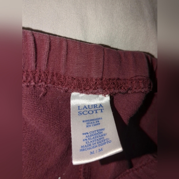 burgundy leggings - Picture 2 of 2